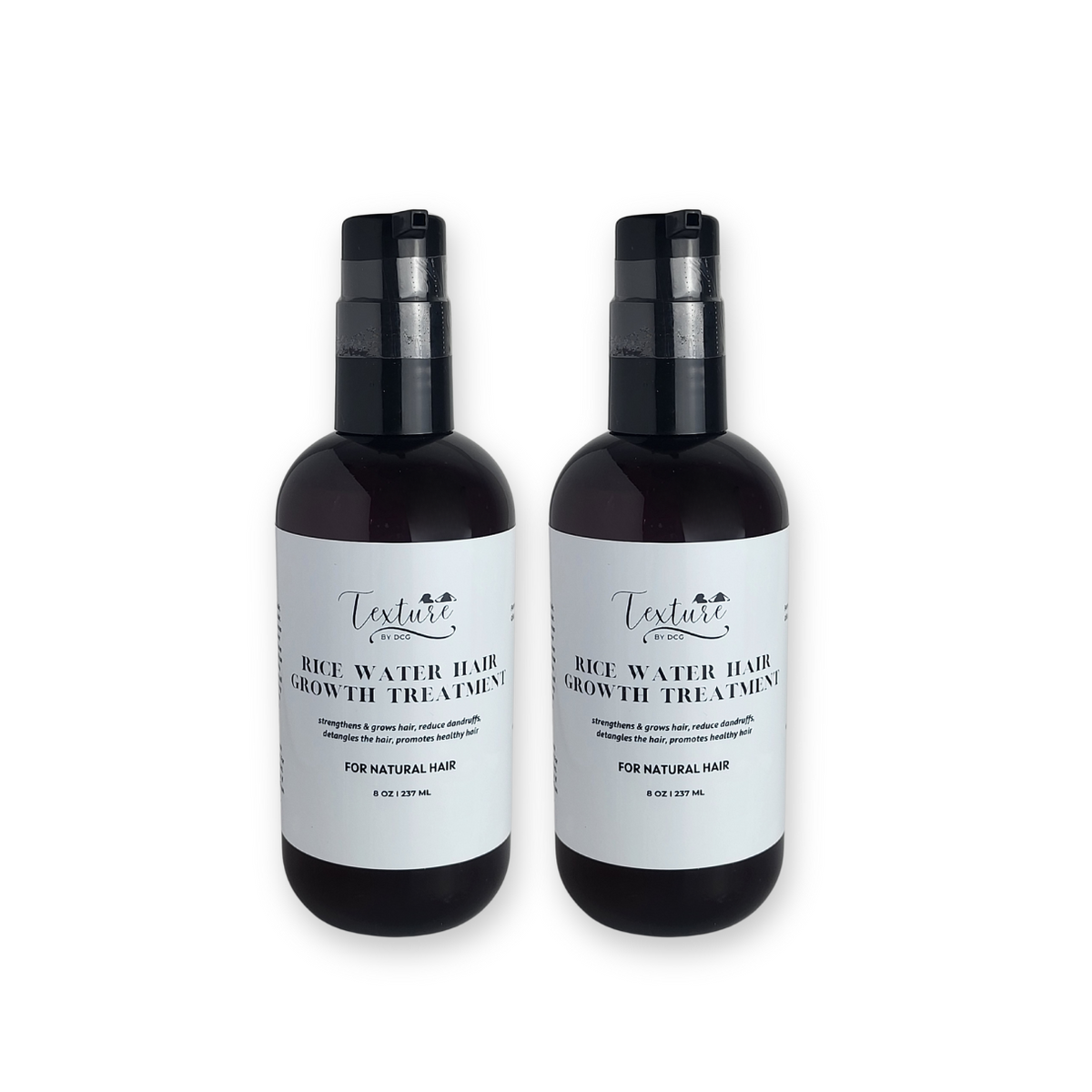 (2) 8oz Rice Water Hair Growth Treatment
