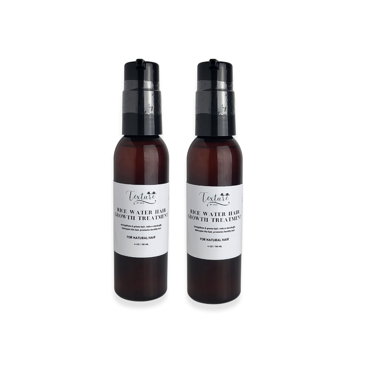 (2) 4oz Rice Water Hair Growth Treatment