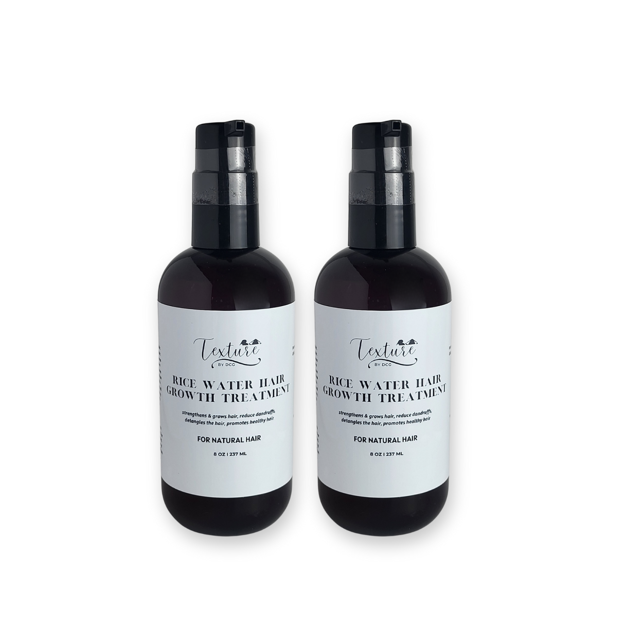 (2) 8oz Rice Water Hair Growth Treatment